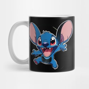 Stitch jumping style Mug